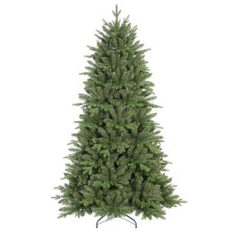 7ft Pe Pvc Mixed Tree Electric Flux Tree Artificial Christmas Tree (Option: 7ft pe pvc mixed tree electri)