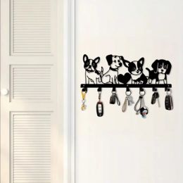 CIFbuy Vintage Cartoon Puppy Wall Decoration Iron Waterproof Removable Pet Theme Home Accent(TikTok, Temu Pick-up Service) (Option: Defaulttitle)